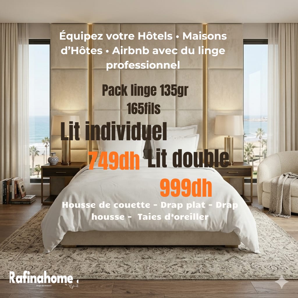 linge de lit hôtel